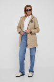 Куртка Lauren Ralph Lauren жіноча колір бежевий перехідна (3342130)