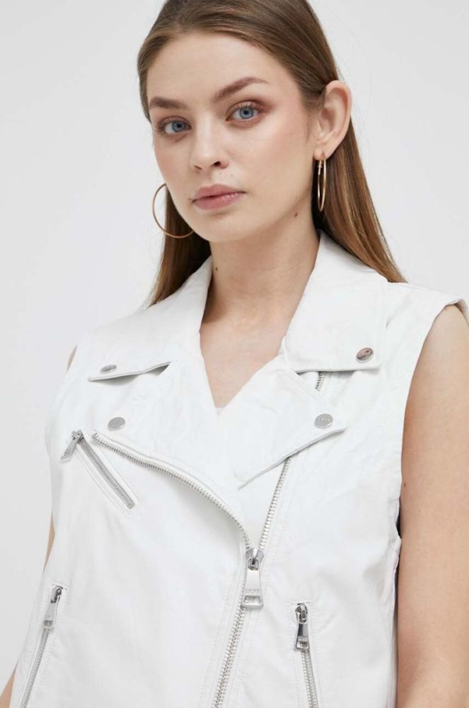 Безрукавка Dkny жіночий колір білий перехідний (3296665) фото 4