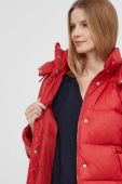 Пухова куртка Polo Ralph Lauren жіноча колір червоний зимова