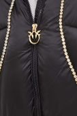 Куртка Pinko жіноча колір чорний зимова oversize (3441971)