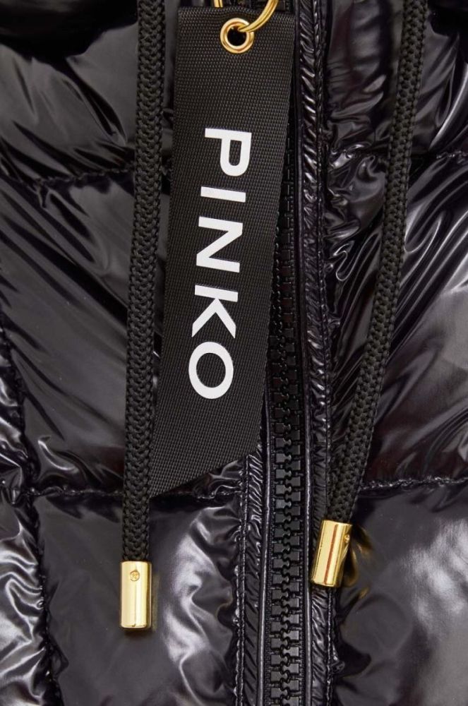 Куртка Pinko жіноча колір чорний зимова (3434202) фото 6