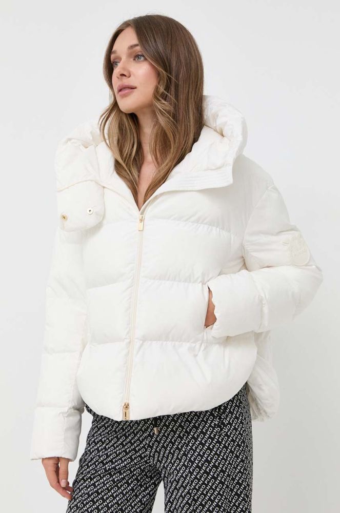 Куртка Pinko жіноча колір бежевий зимова (3437785)