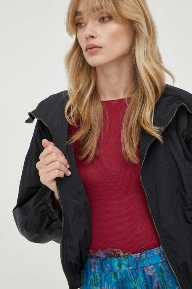 Куртка Weekend Max Mara жіноча колір чорний перехідна (3429494) фото 6