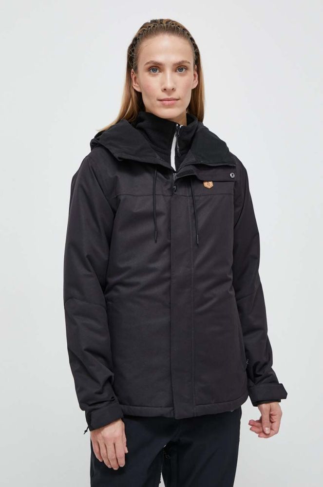 Гірськолижна куртка Volcom колір чорний