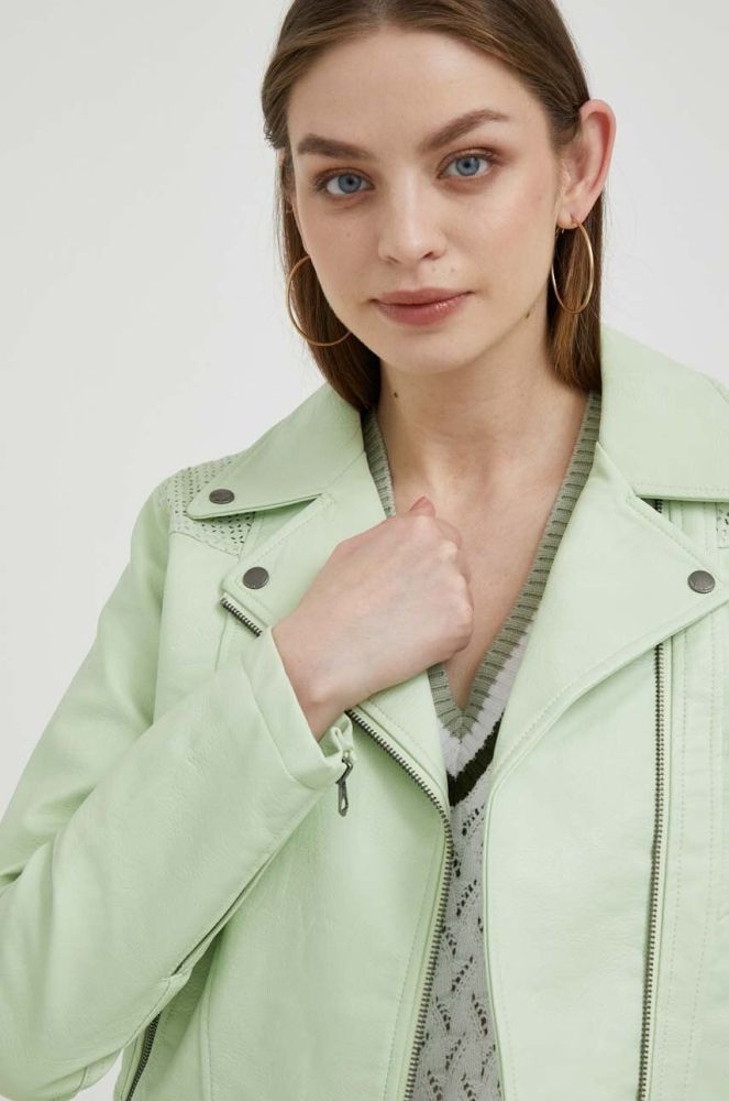 Куртка Pepe Jeans жіноча колір зелений перехідна (3299243)