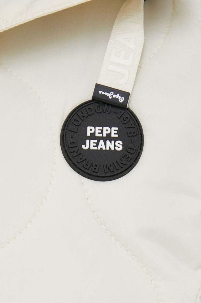 Безрукавка Pepe Jeans Nina жіноча колір бежевий перехідна фото 5