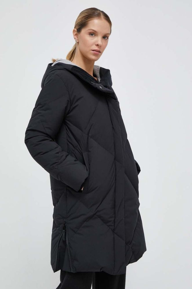 Пухова куртка Roxy жіноча колір чорний зимова