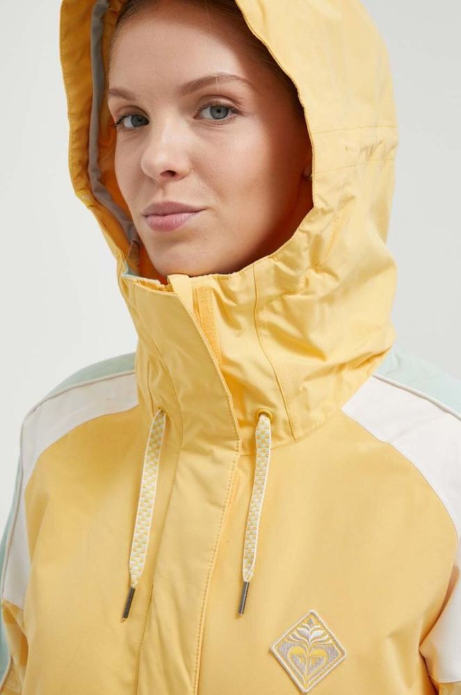 Куртка Roxy Highridge колір жовтий фото 4