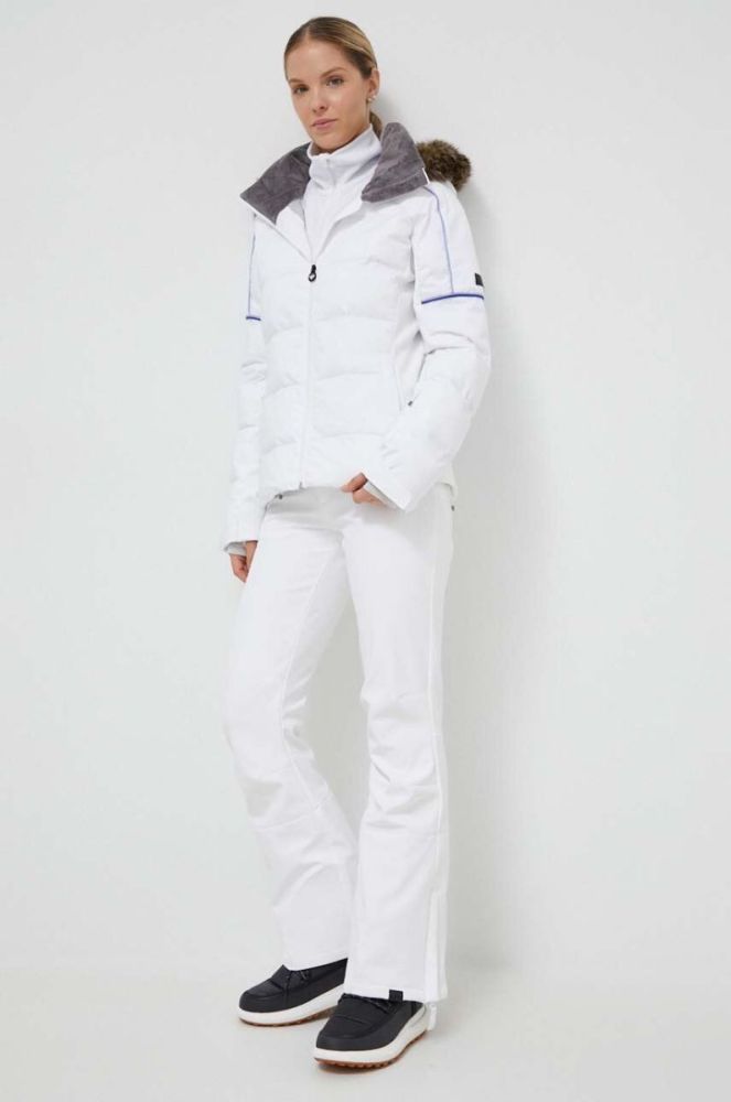 Гірськолижна куртка Roxy Snowblizzard колір білий фото 2