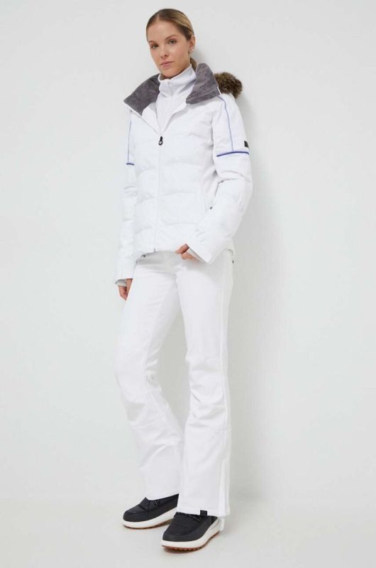 Гірськолижна куртка Roxy Snowblizzard колір білий фото 2