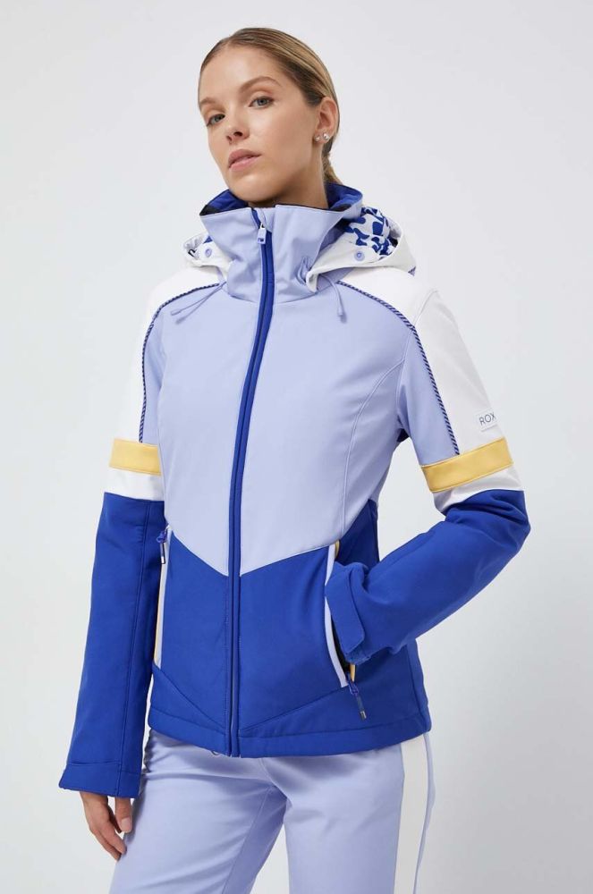 Гірськолижна куртка Roxy Peak Chic колір блакитний