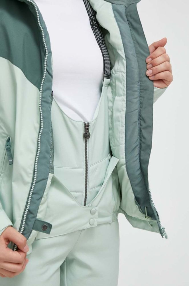 Куртка Roxy Free Jet Block колір зелений фото 6