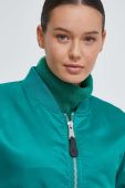Куртка-бомбер Alpha Industries MA-1 Core Wmn жіночий колір зелений перехідна