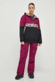 Двостороння куртка DC Nexus колір бордовий