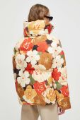 Куртка Billabong жіноча колір помаранчевий зимова oversize (3592902)