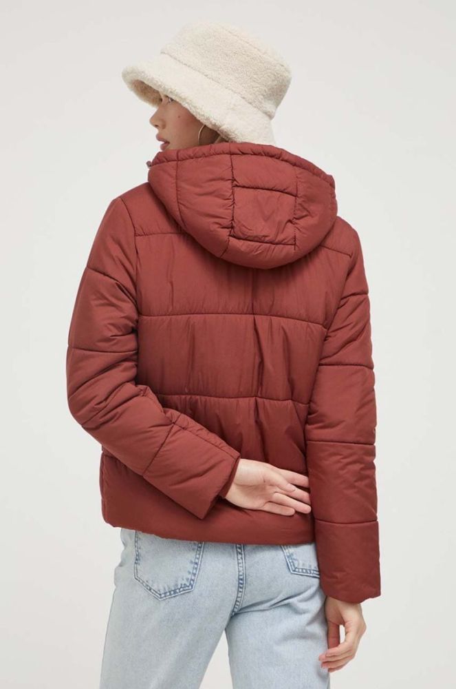 Куртка Billabong жіноча колір бордовий зимова фото 3