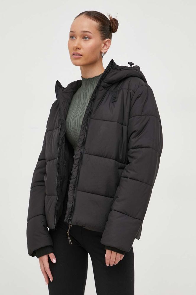 Куртка Billabong жіноча колір чорний зимова