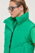 Пухова безрукавка Karl Lagerfeld жіночий колір зелений зимовий (3351592)