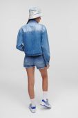 Джинсова куртка Karl Lagerfeld Jeans жіноча перехідна колір блакитний (3360156)
