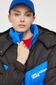 Куртка Karl Lagerfeld Jeans жіноча колір чорний зимова oversize (3379399)