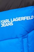 Куртка Karl Lagerfeld Jeans жіноча колір чорний зимова oversize (3379399)