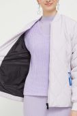 Куртка Karl Lagerfeld Jeans жіноча колір фіолетовий перехідна