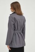 Куртка Patrizia Pepe жіноча колір сірий перехідна (3424564)