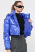 Куртка Patrizia Pepe жіноча перехідна колір блакитний