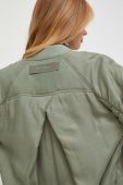 Куртка-бомбер Patrizia Pepe жіночий колір зелений перехідна