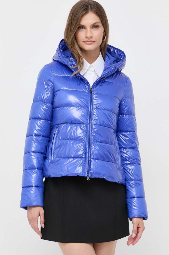 Куртка Patrizia Pepe жіноча зимова колір блакитний