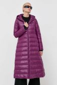 Куртка Patrizia Pepe жіноча колір фіолетовий перехідна