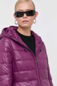 Куртка Patrizia Pepe жіноча колір фіолетовий перехідна