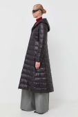 Куртка Patrizia Pepe жіноча колір чорний перехідна (3420425)