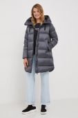 Пухова куртка Bomboogie жіноча колір сірий зимова