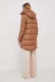 Пухова куртка Bomboogie жіноча колір коричневий зимова (3577719)