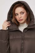Пухова куртка Bomboogie Anvers жіноча колір коричневий зимова oversize (3611753)