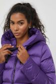 Пухова куртка Bomboogie жіноча колір фіолетовий зимова (3582484)