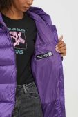 Пухова куртка Bomboogie жіноча колір фіолетовий зимова (3582484)
