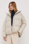Пухова куртка Bomboogie жіноча колір бежевий зимова (3577744)