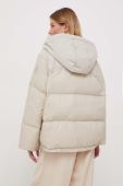 Пухова куртка Bomboogie жіноча колір бежевий зимова (3577744)