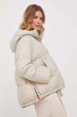 Пухова куртка Bomboogie жіноча колір бежевий зимова (3577744)