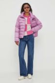 Пухова куртка Bomboogie жіноча колір фіолетовий зимова (3571264)
