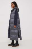 Пухова безрукавка Bomboogie жіночий колір сірий зимовий