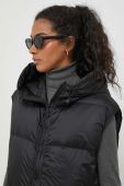 Пухова безрукавка Bomboogie жіночий колір чорний зимовий