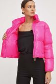 Куртка Elisabetta Franchi жіноча колір рожевий зимова
