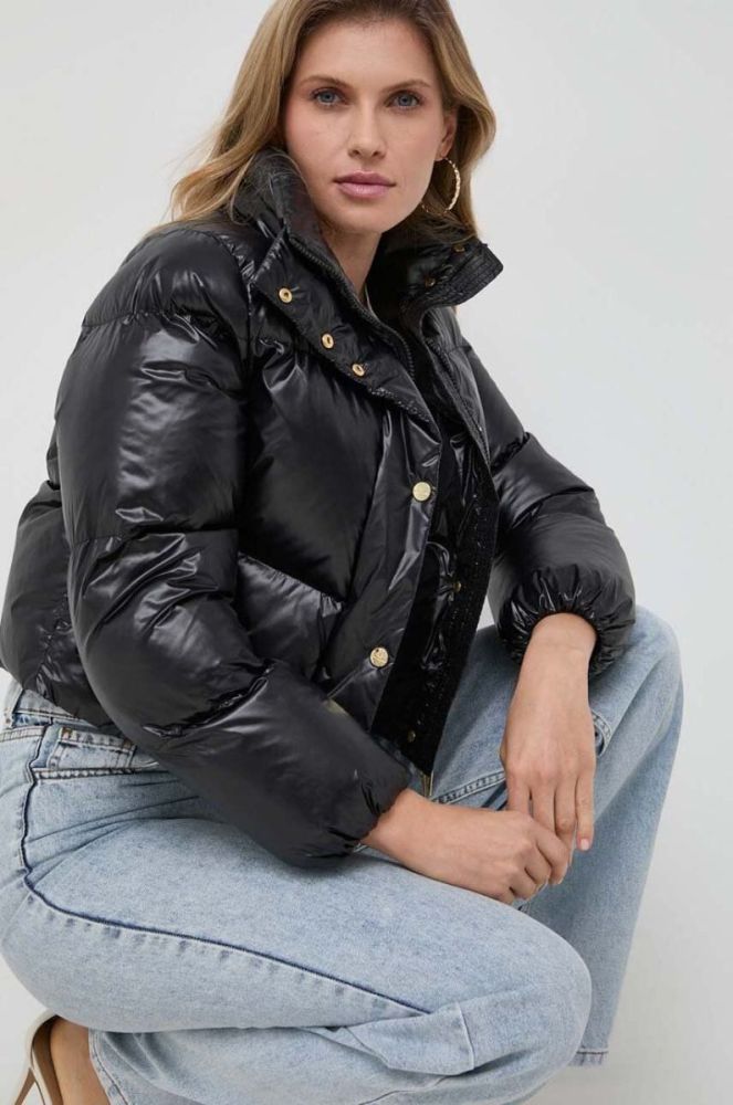 Куртка Elisabetta Franchi жіноча колір чорний зимова (3641187) фото 6