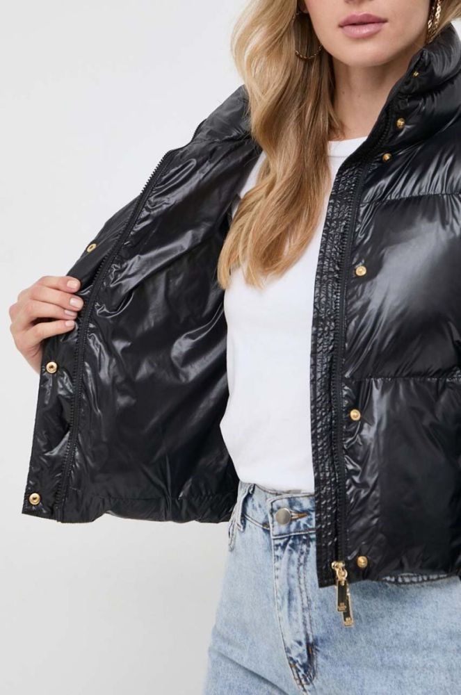 Куртка Elisabetta Franchi жіноча колір чорний зимова (3641187) фото 8