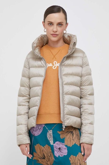 Куртка Save The Duck жіноча колір бежевий зимова (3462182)