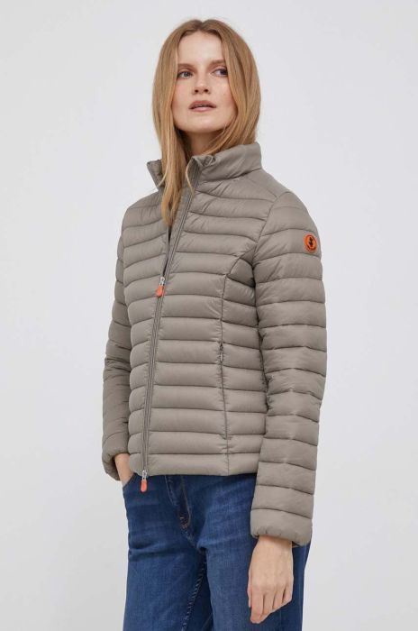 Куртка Save The Duck жіноча колір бежевий перехідна