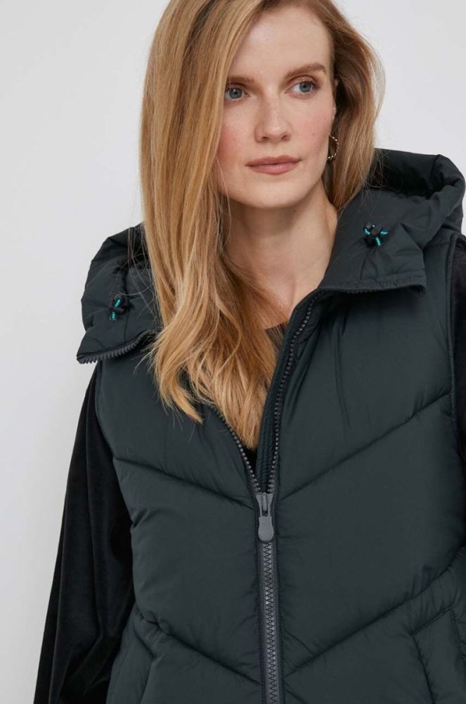 Безрукавка Save The Duck жіночий колір чорний зимовий (3462255) фото 4